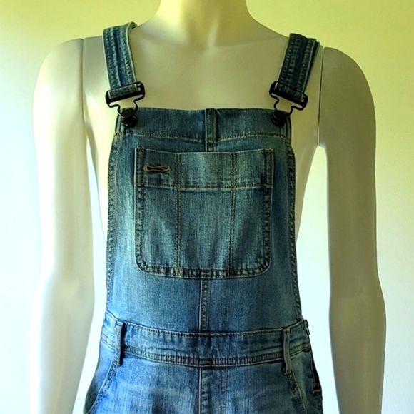 Gap Short Denim Overalls Size XS - Picture 2 of 14
